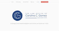 Desktop Screenshot of ccgomezlaw.com